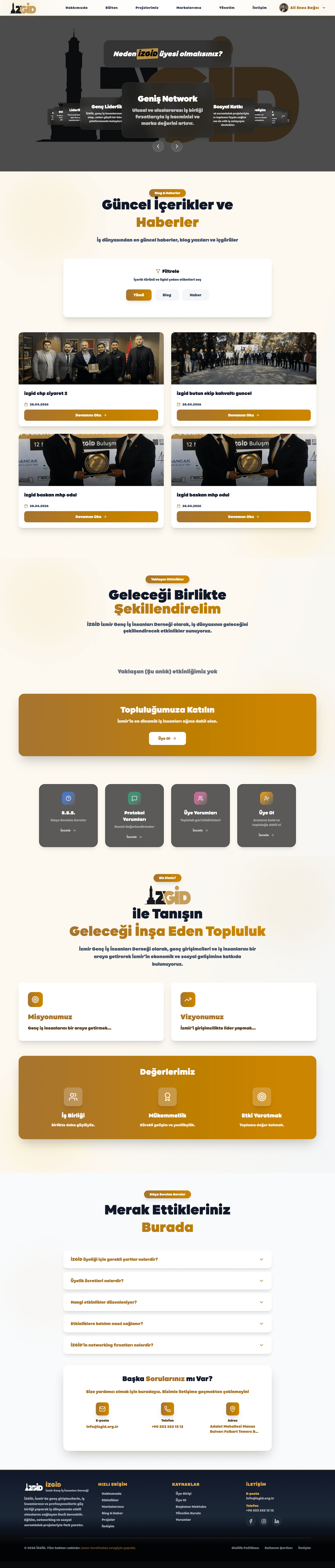 İZGİD — İzmir Genç İş İnsanları Derneği Screenshot 1