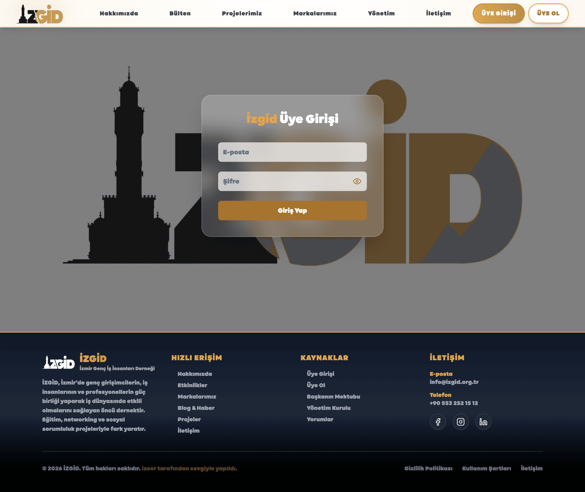İZGİD — İzmir Genç İş İnsanları Derneği Screenshot 15