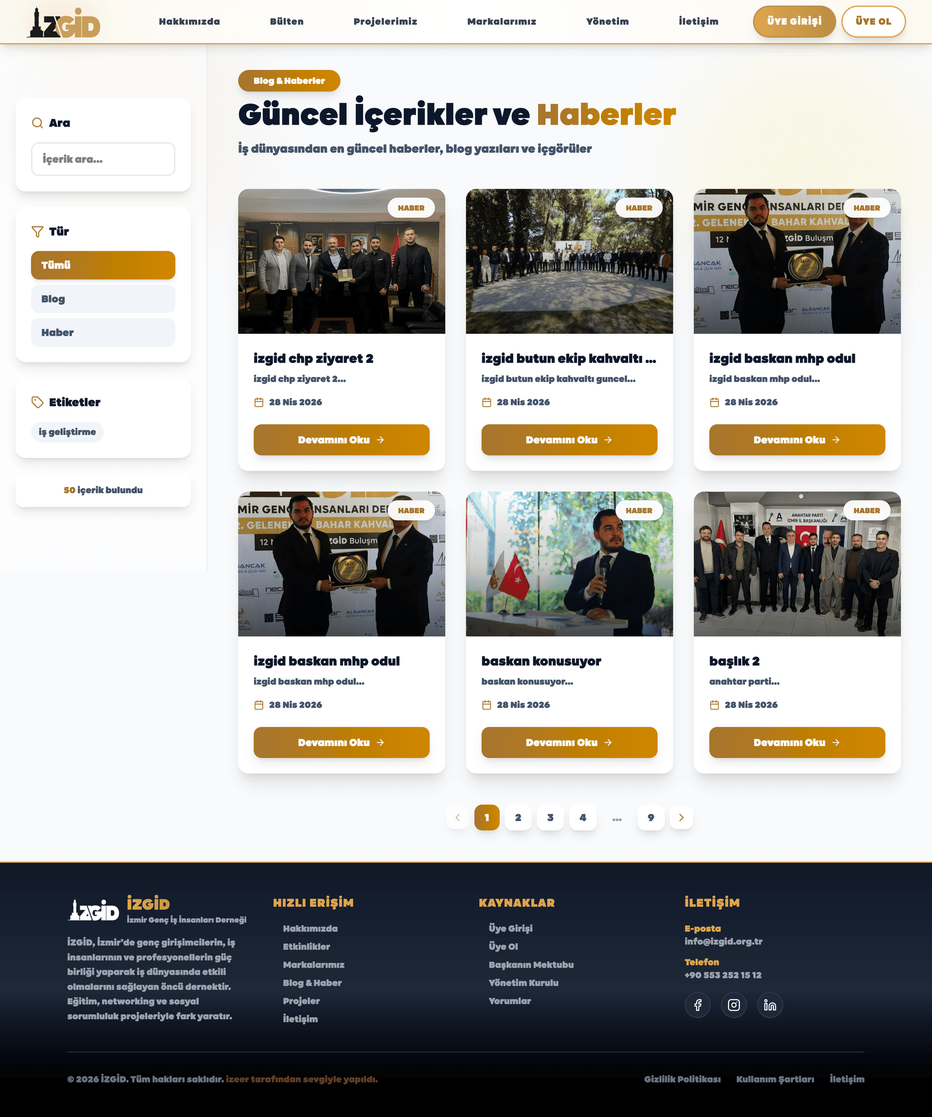 İZGİD — İzmir Genç İş İnsanları Derneği Screenshot 4