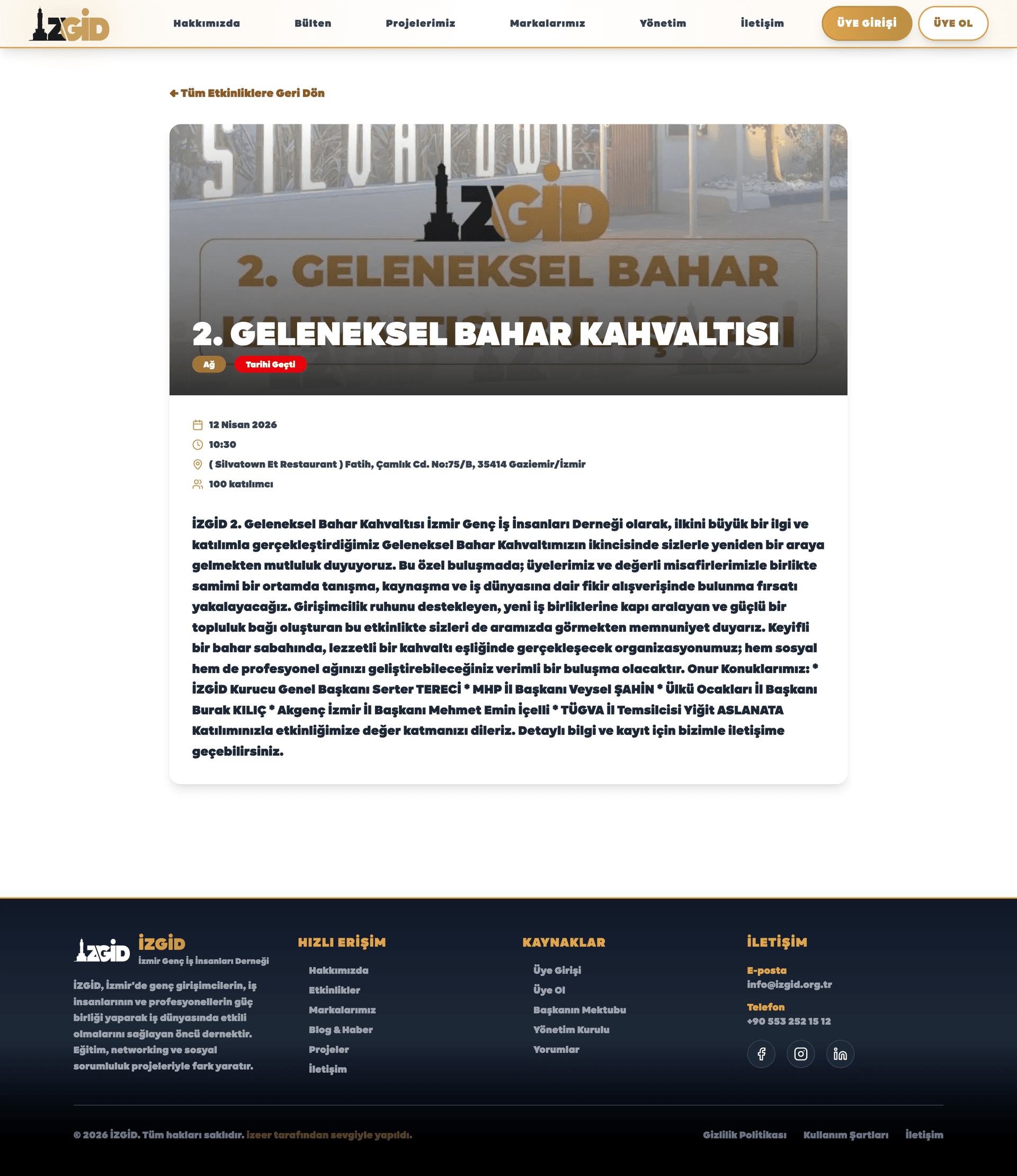 İZGİD — İzmir Genç İş İnsanları Derneği Screenshot 7