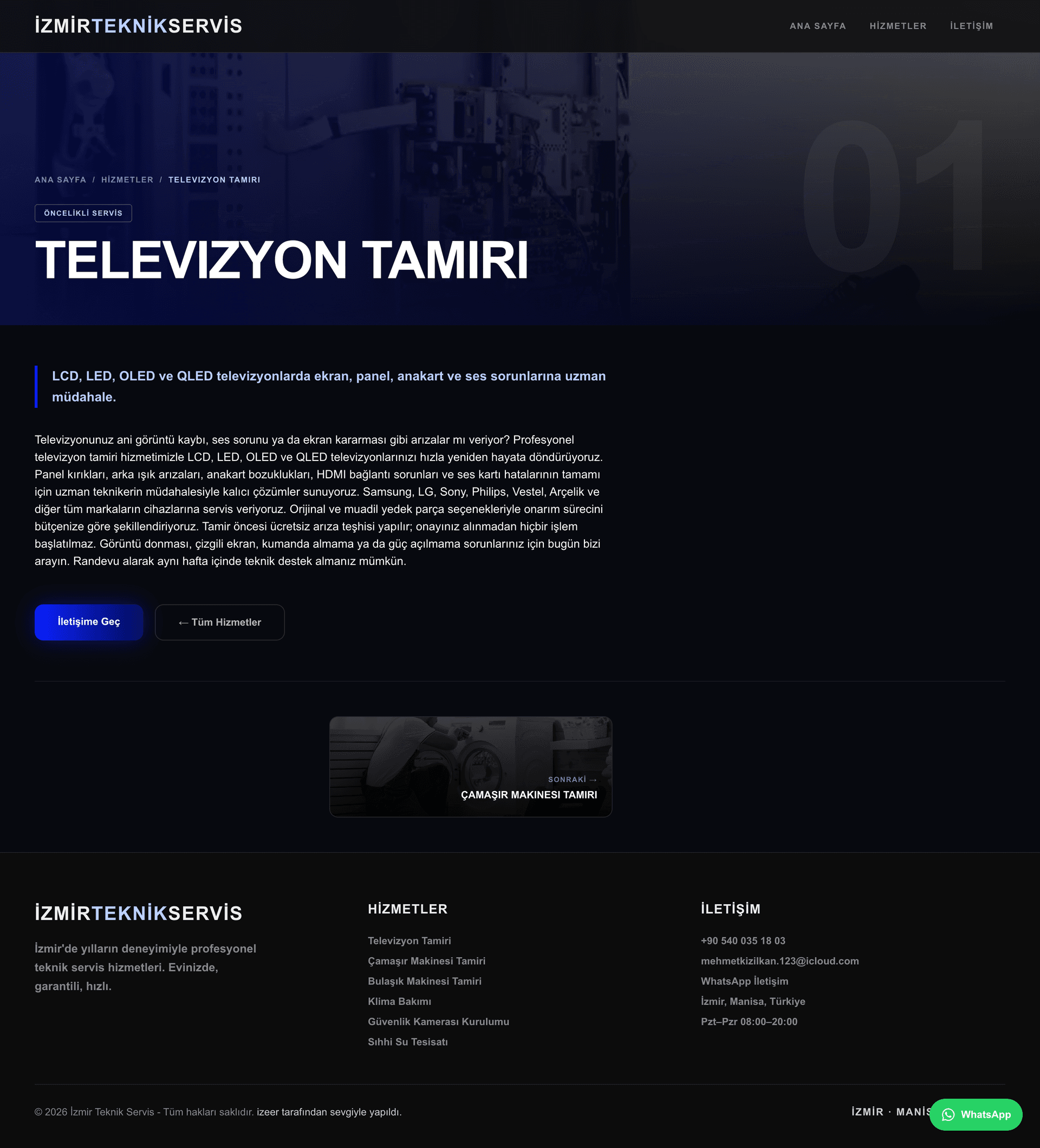 İzmir Teknik Servis Screenshot 4